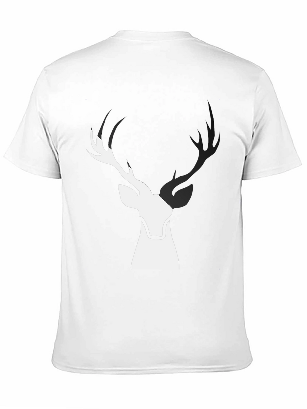 Deer Graphic Black T-Shirt