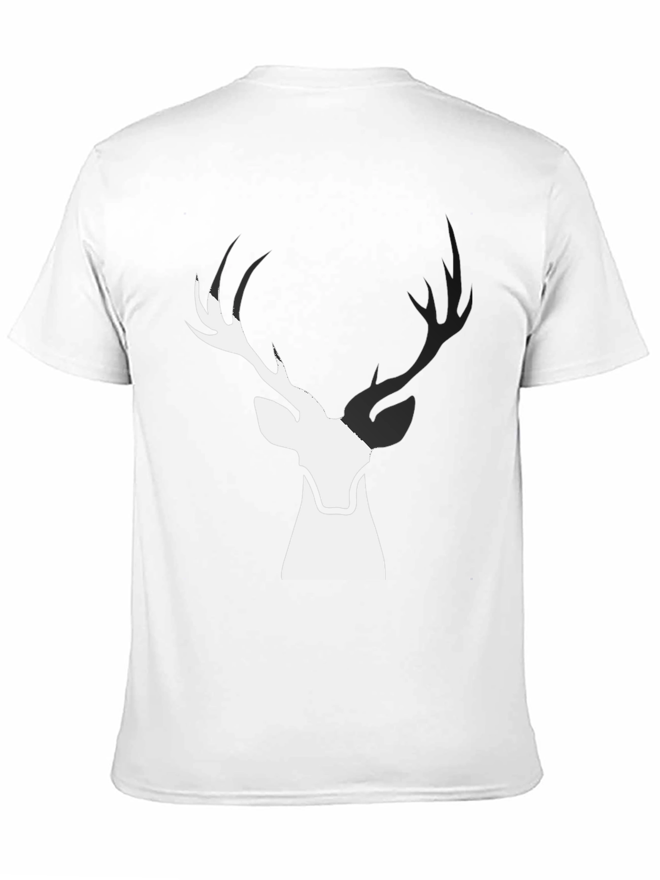 Deer Graphic Black T-Shirt