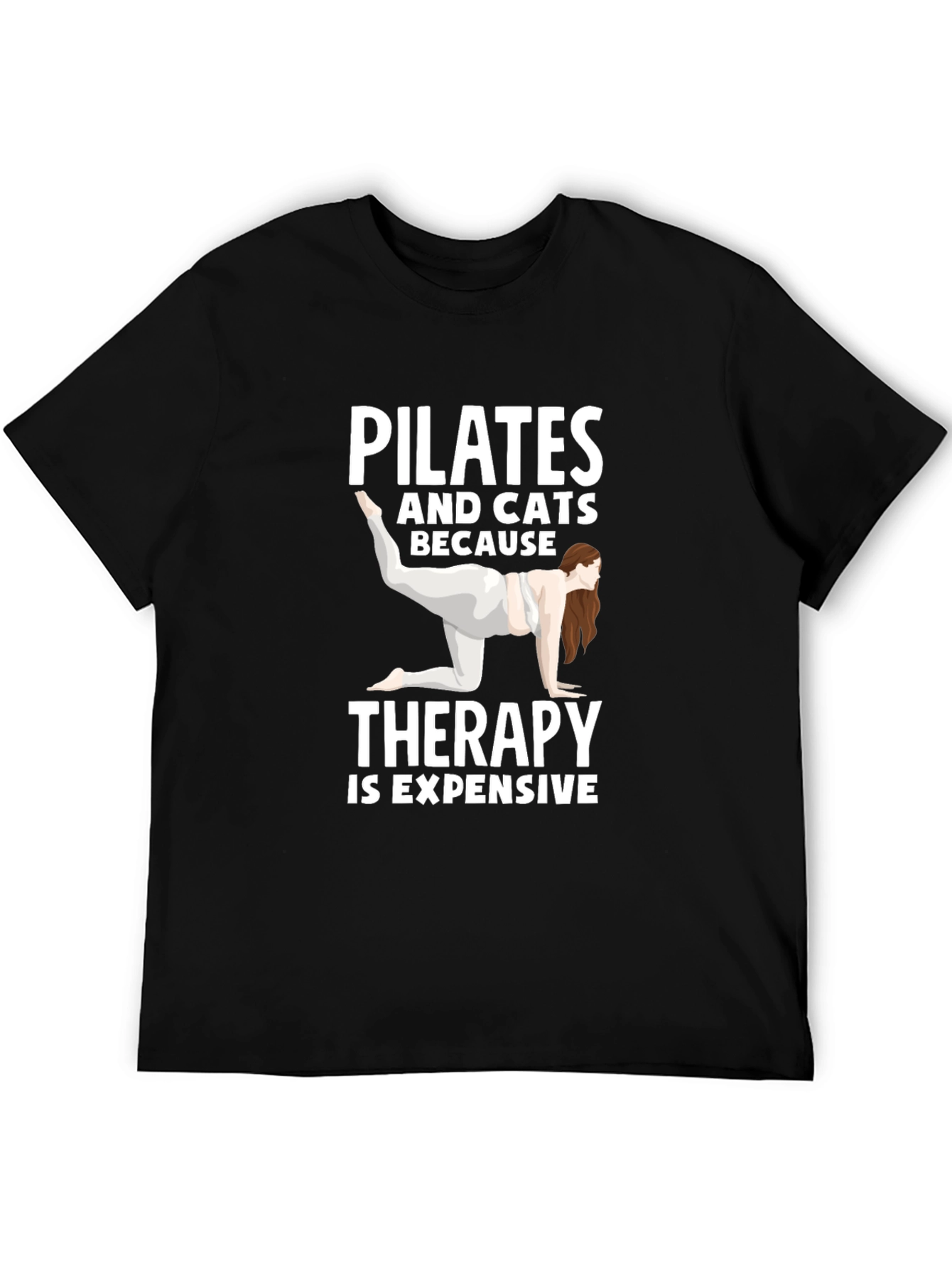 Pilates & Cats Therapy T-Shirt