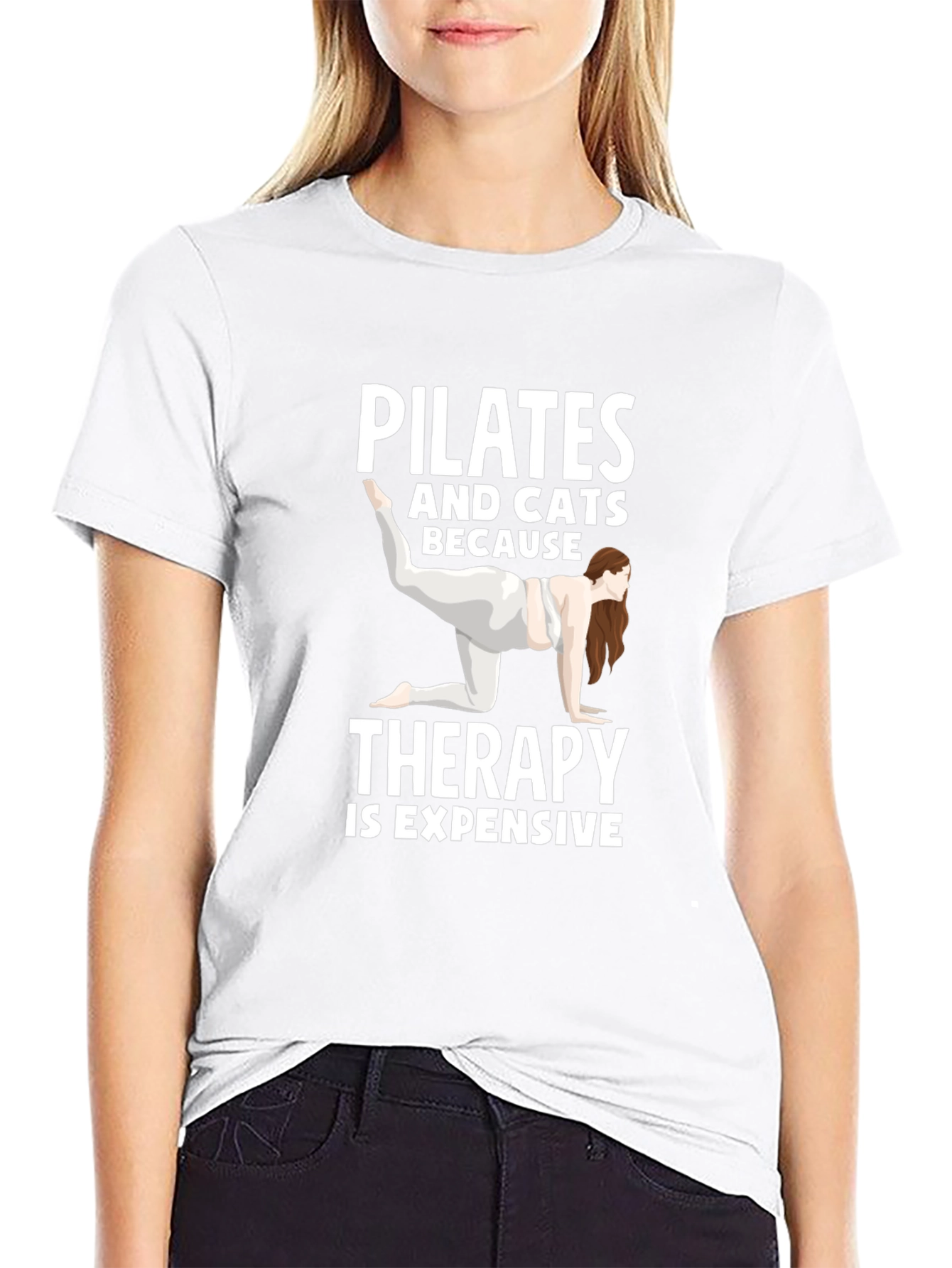 Pilates & Cats Therapy T-Shirt