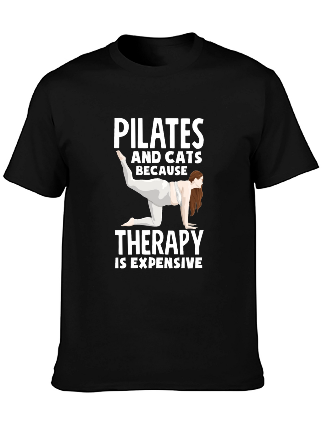Pilates & Cats Therapy T-Shirt