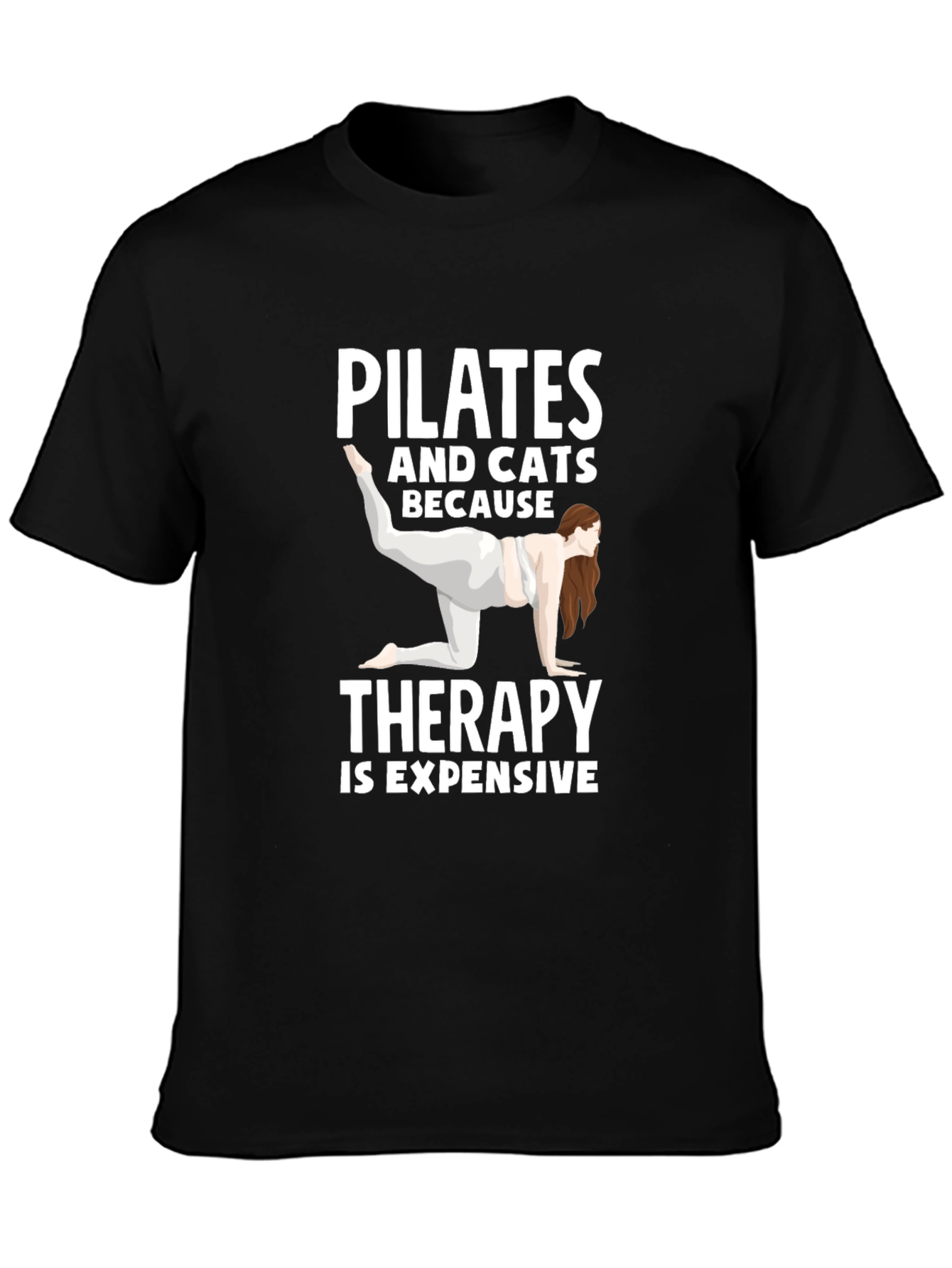 Pilates & Cats Therapy T-Shirt