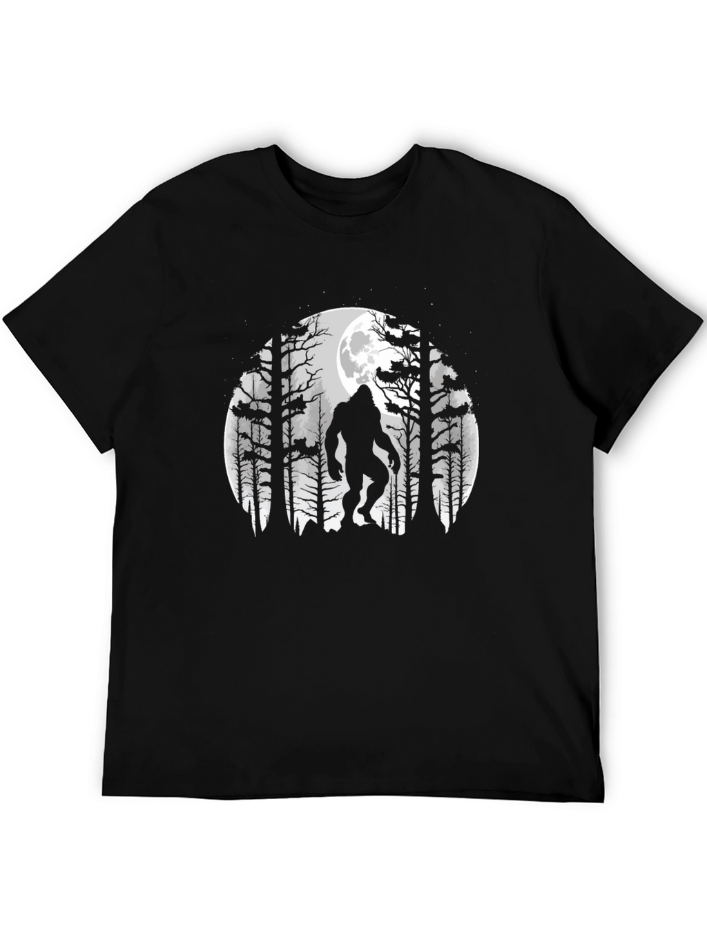 Bigfoot Moon Silhouette T-Shirt