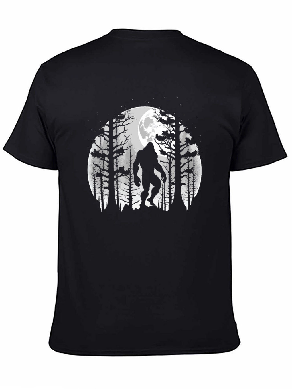 Bigfoot Moon Silhouette T-Shirt