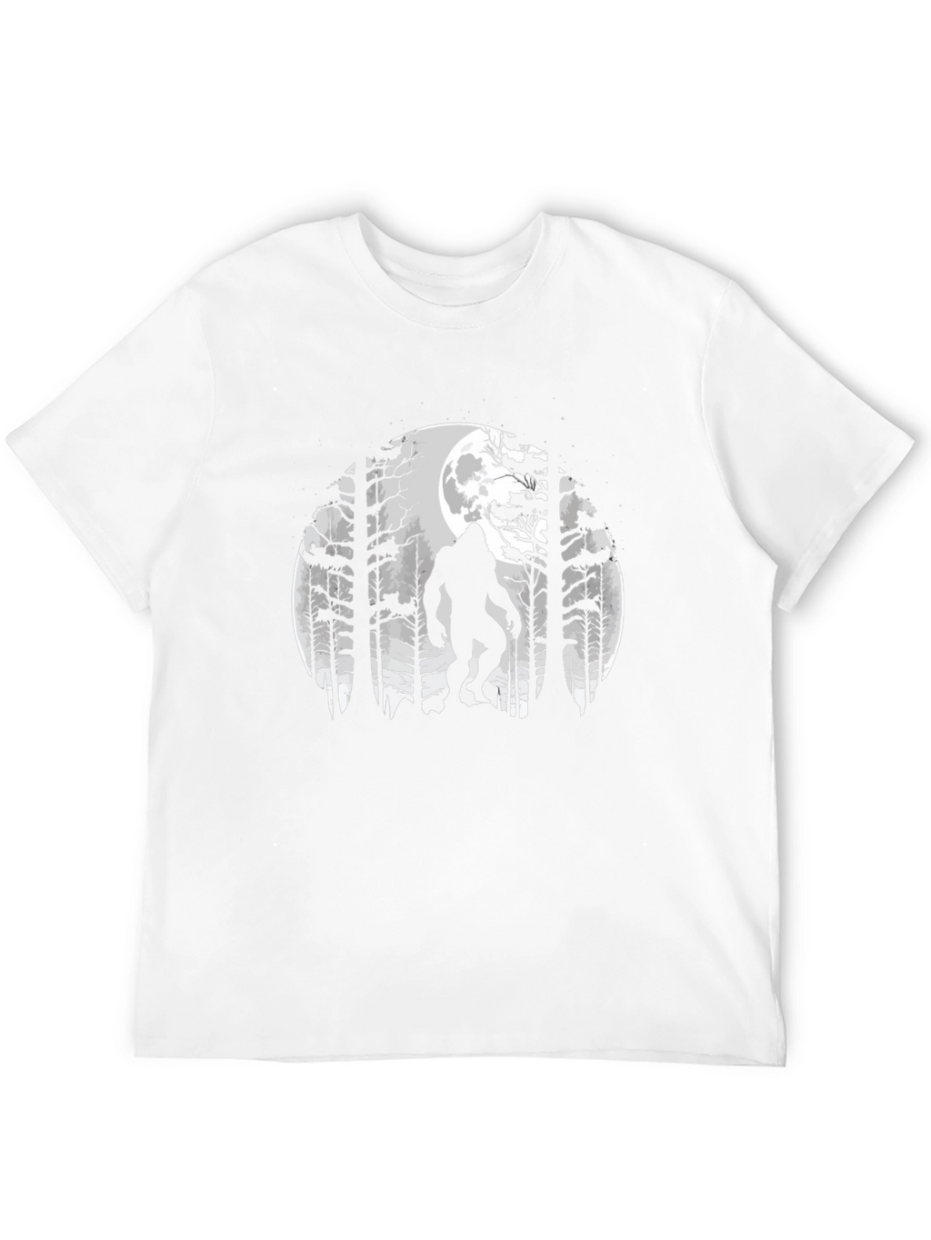 Bigfoot Moon Silhouette T-Shirt