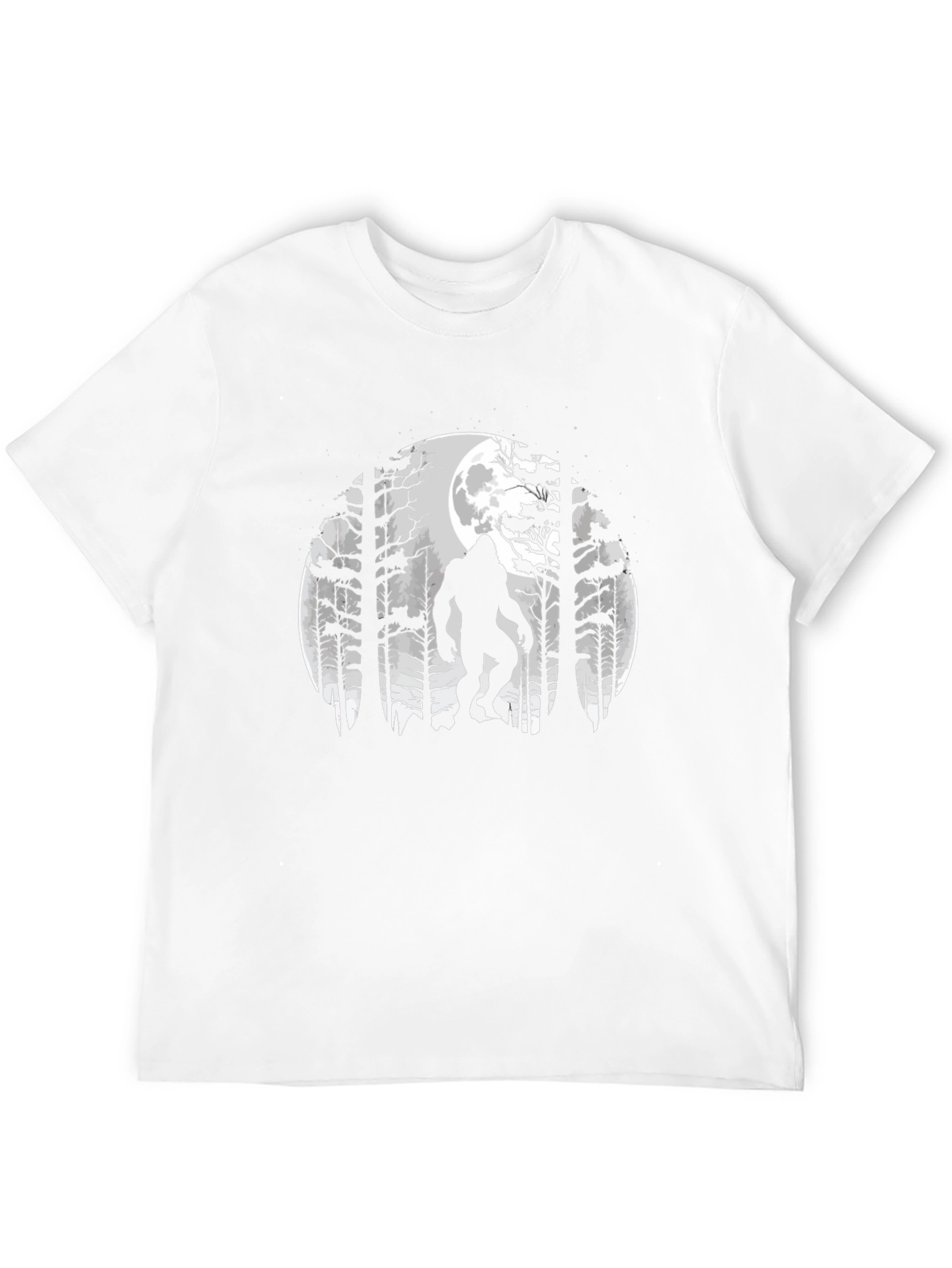 Bigfoot Moon Silhouette T-Shirt