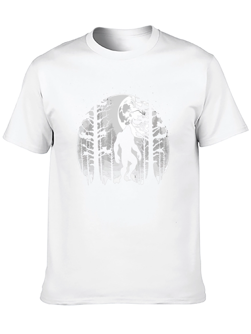 Bigfoot Moon Silhouette T-Shirt
