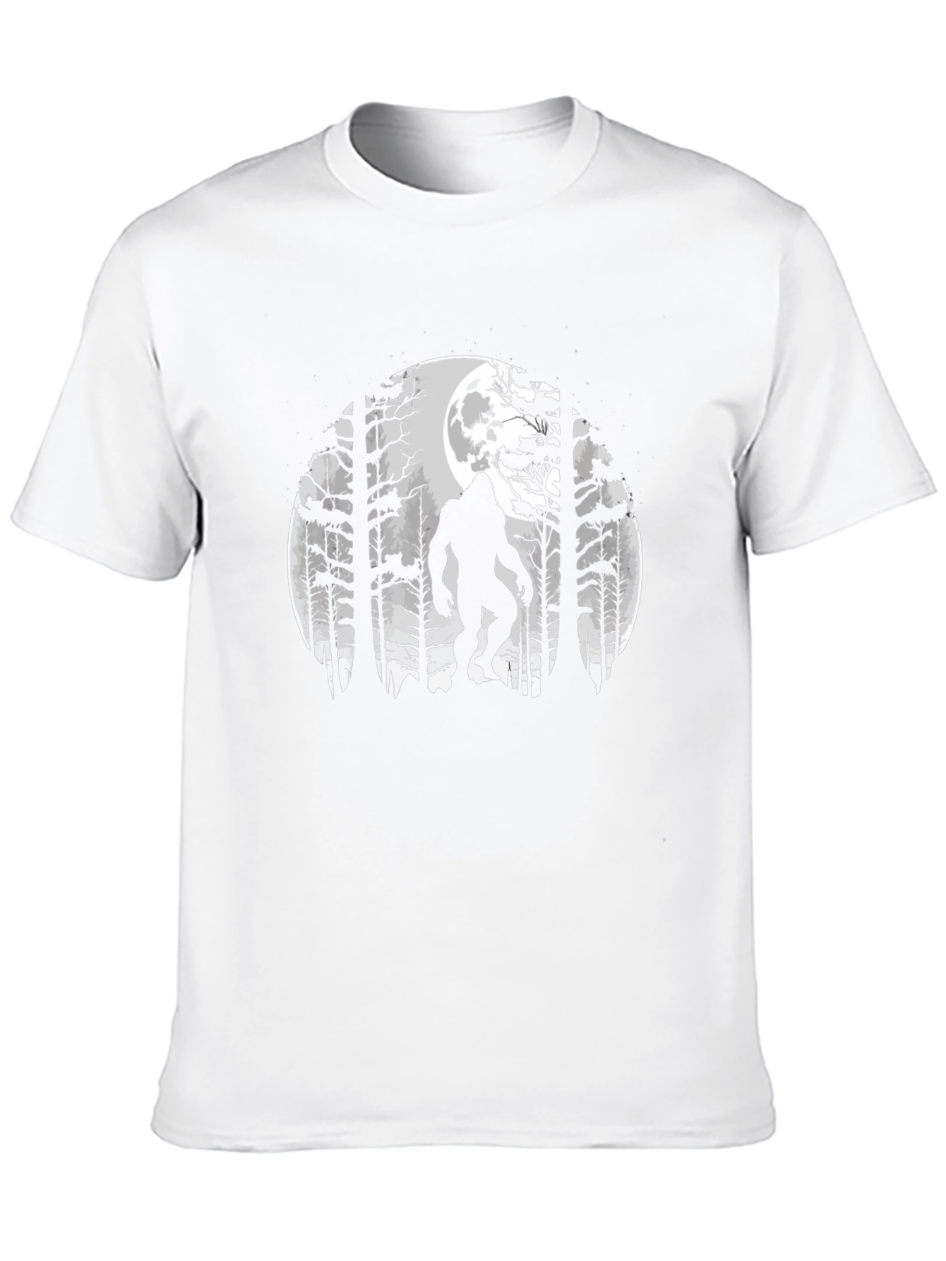 Bigfoot Moon Silhouette T-Shirt