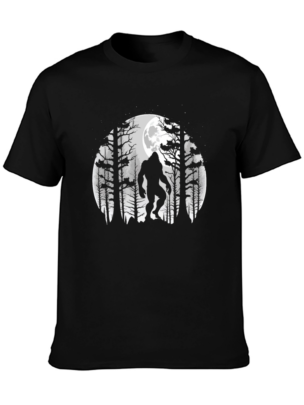 Bigfoot Moon Silhouette T-Shirt