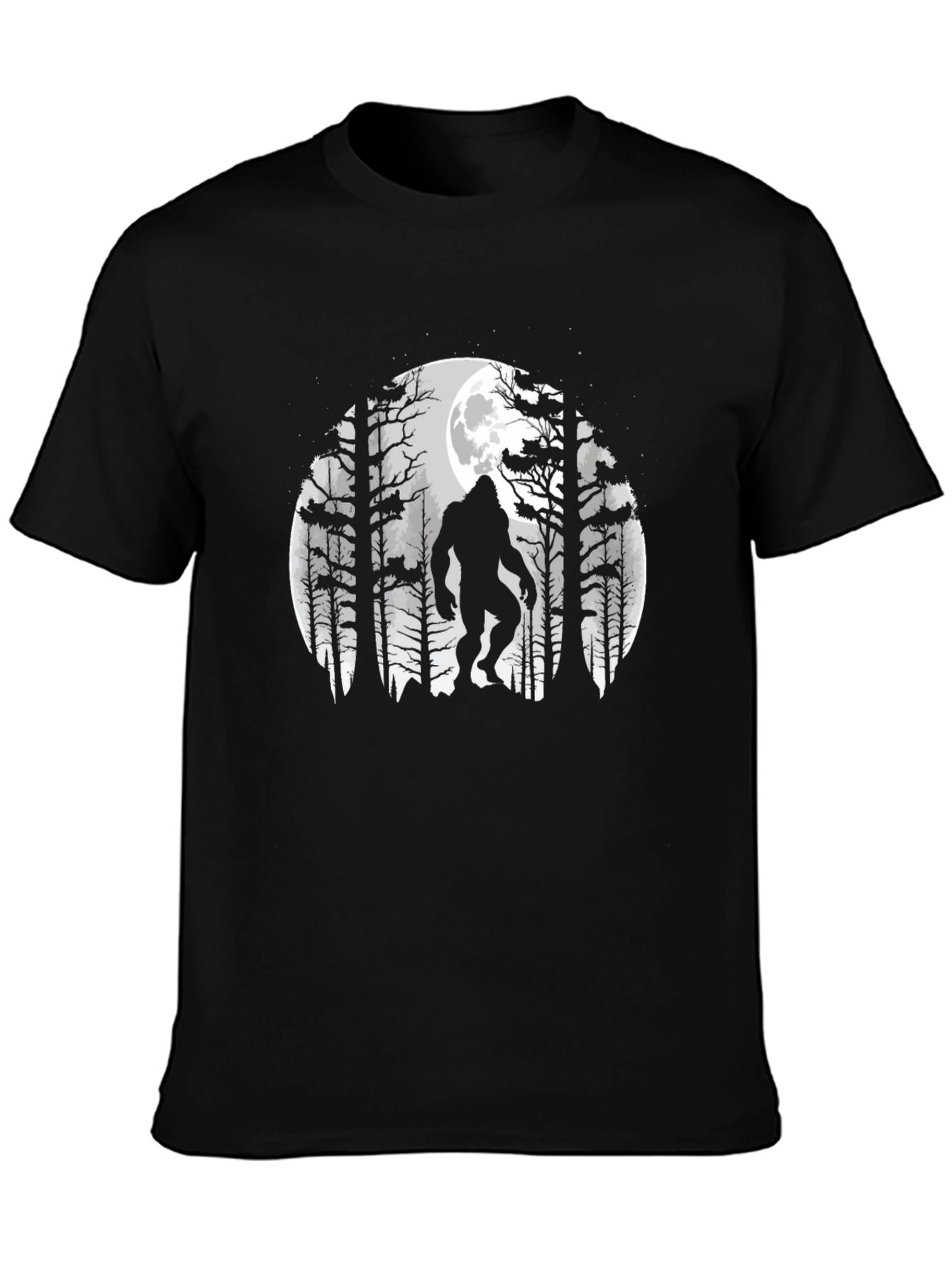 Bigfoot Moon Silhouette T-Shirt