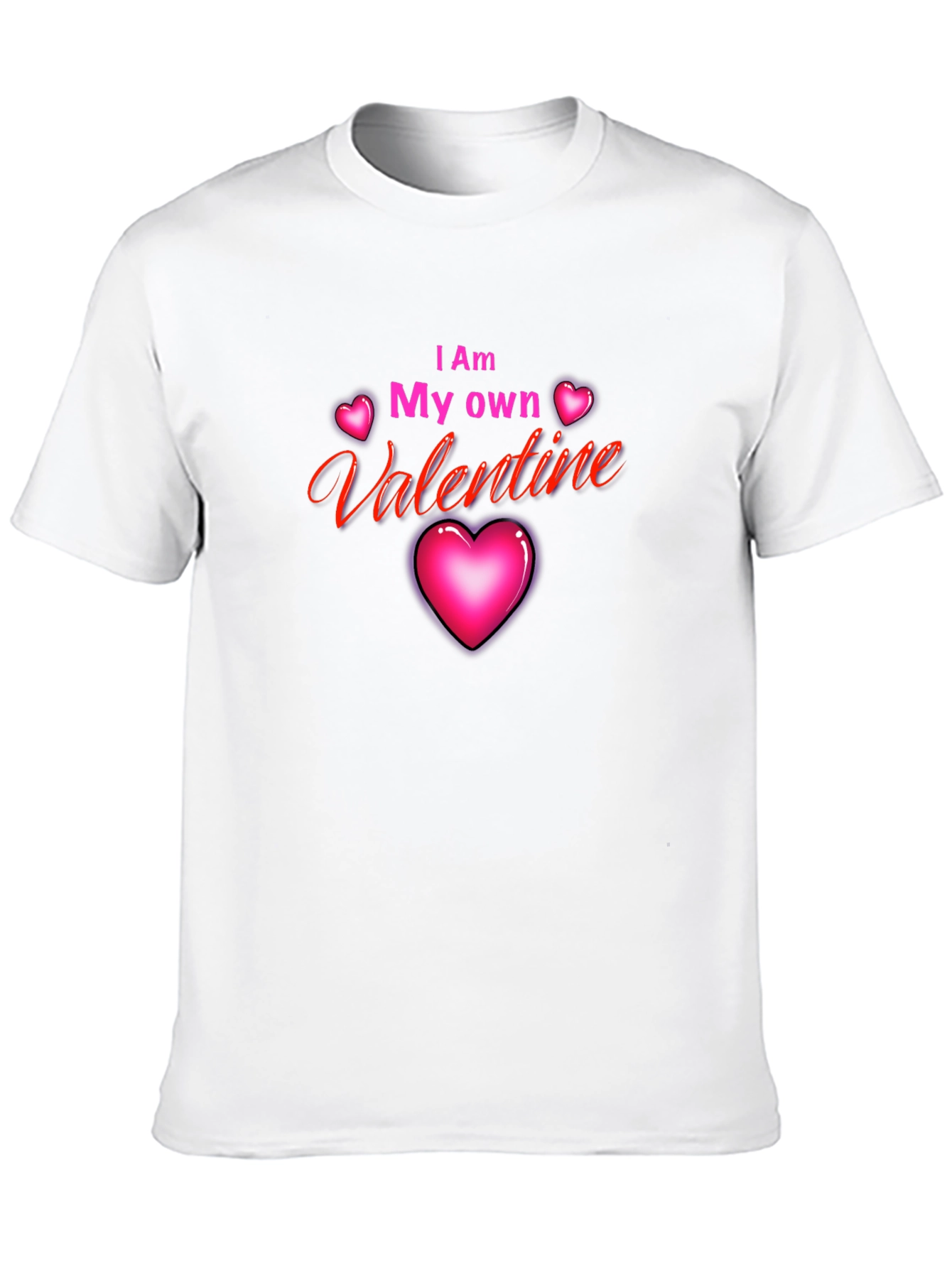 I Am My Own Valentine Black T-Shirt
