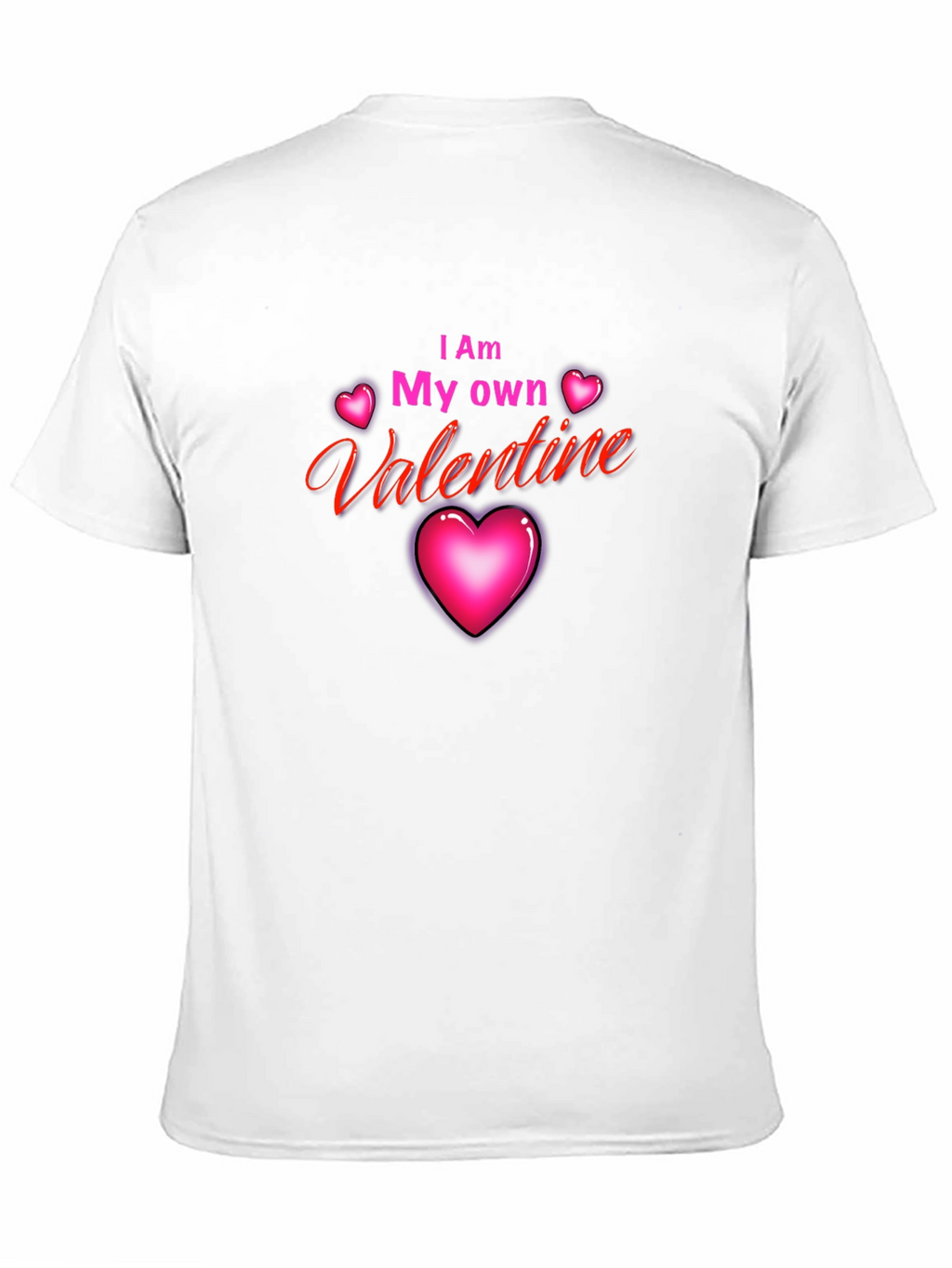 I Am My Own Valentine Black T-Shirt
