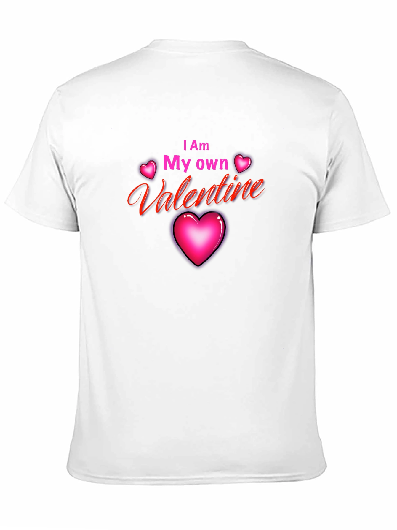 I Am My Own Valentine Black T-Shirt
