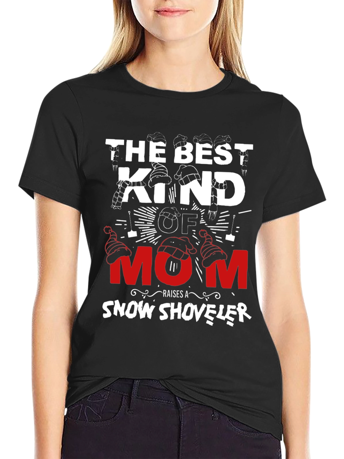 Best Kind of Mom Snow Shoveler T-Shirt