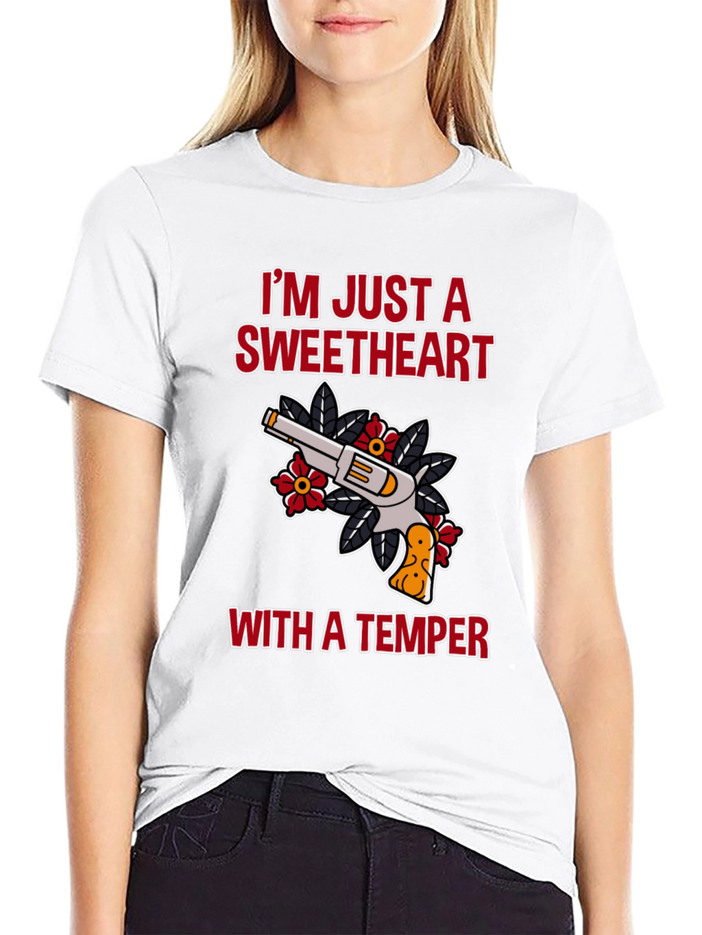Sweetheart Temper Gun Graphic Tee
