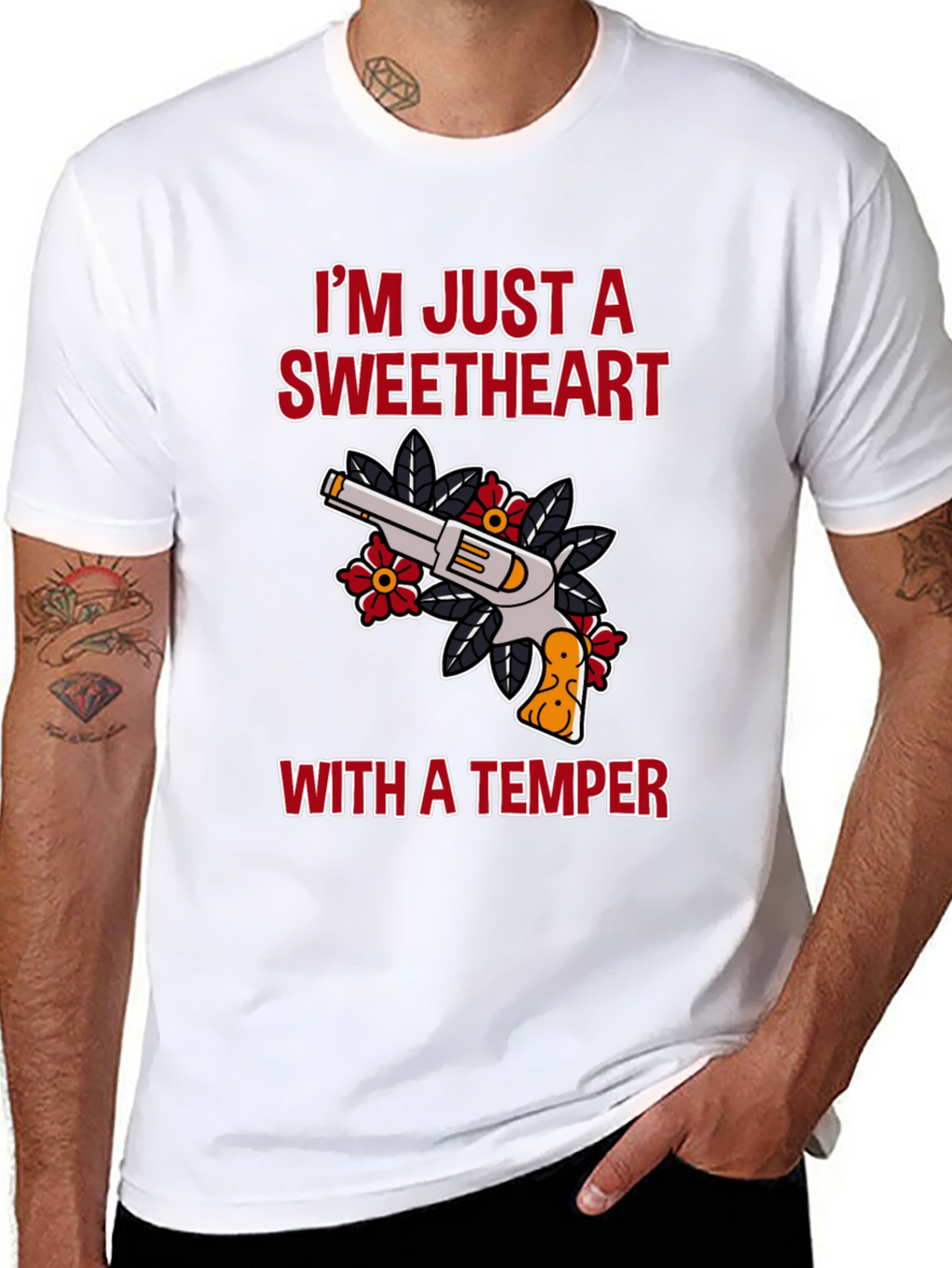 Sweetheart Temper Gun Graphic Tee