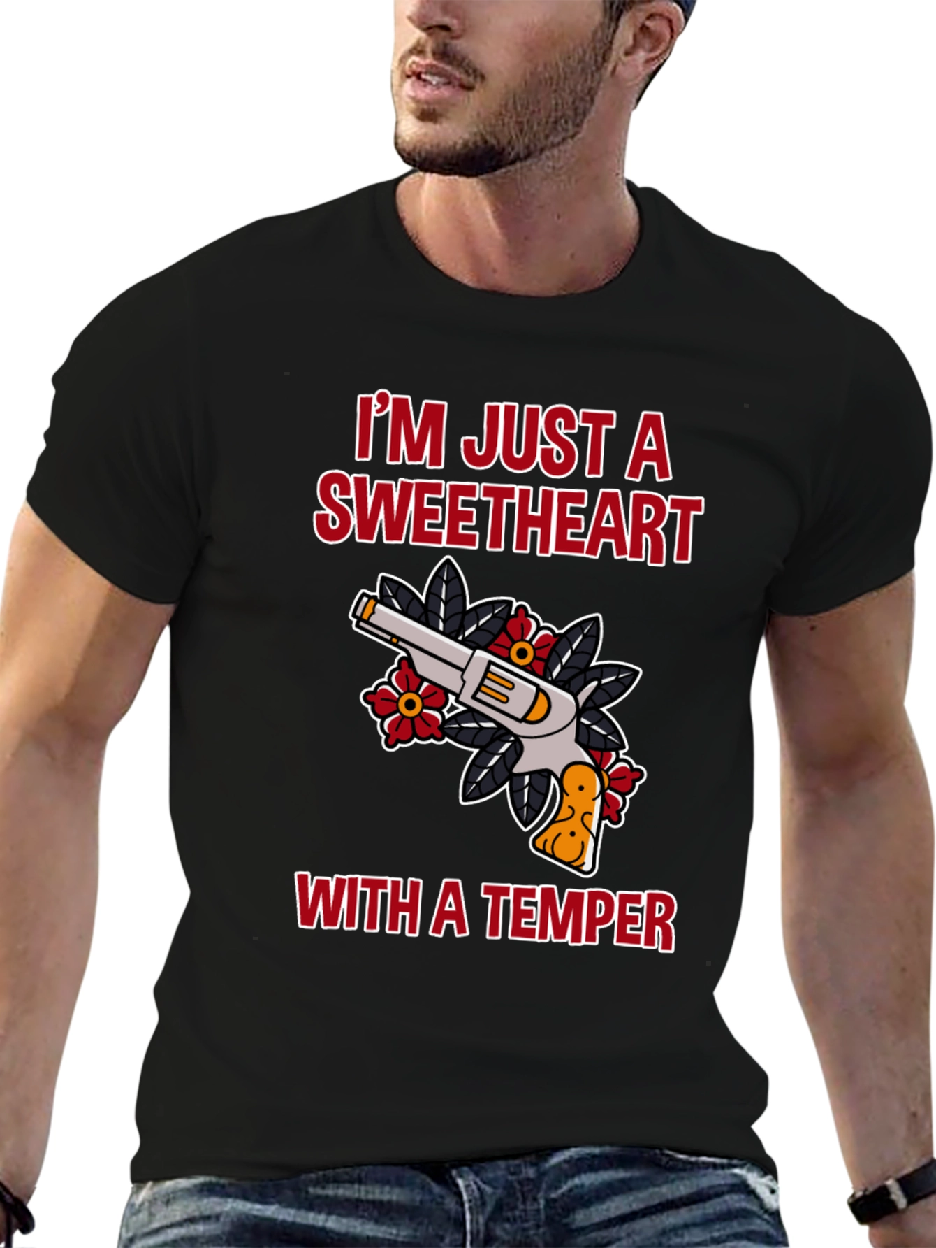 Sweetheart Temper Gun Graphic Tee