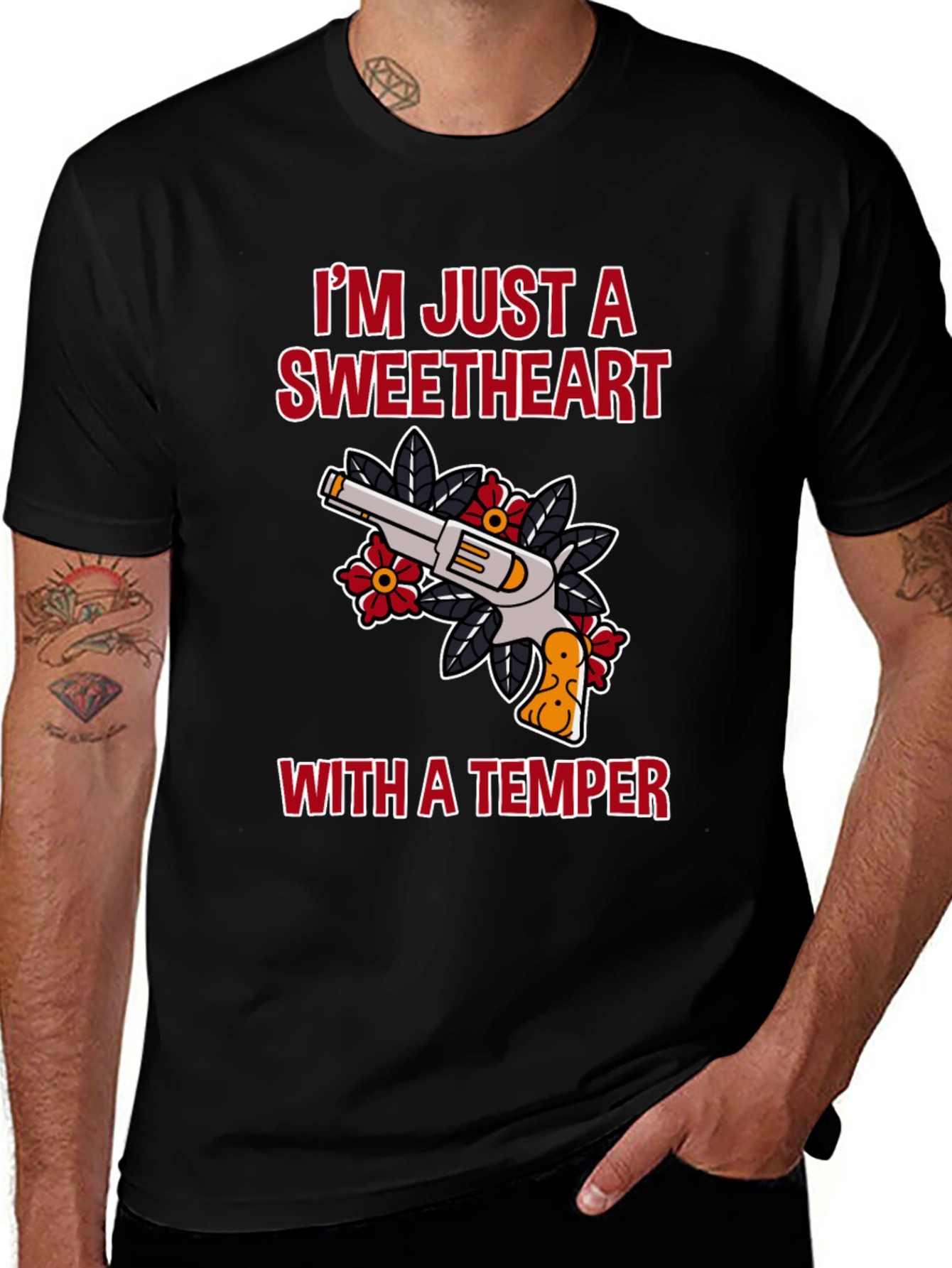 Sweetheart Temper Gun Graphic Tee