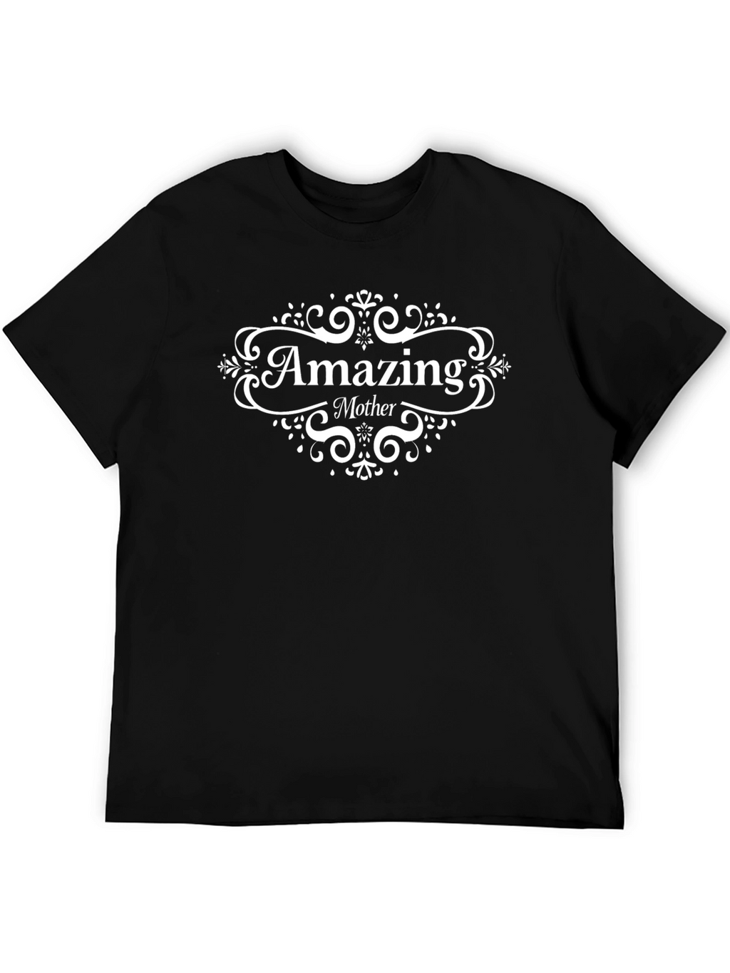 Amazing Mother Black Graphic T-Shirt