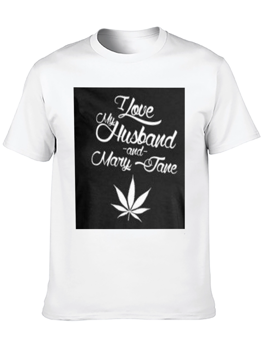 I Love My Husband & Mary Jane Graphic T-Shirt