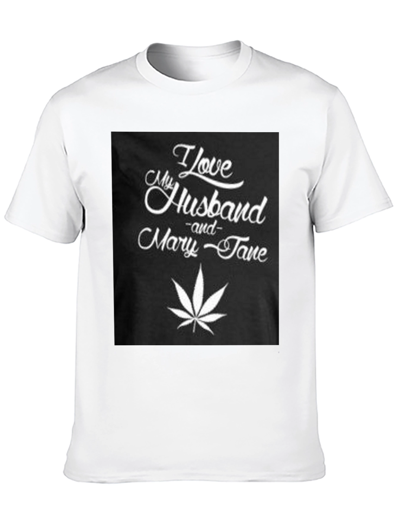 I Love My Husband & Mary Jane Graphic T-Shirt
