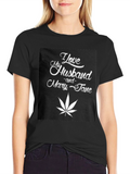 I Love My Husband & Mary Jane Graphic T-Shirt