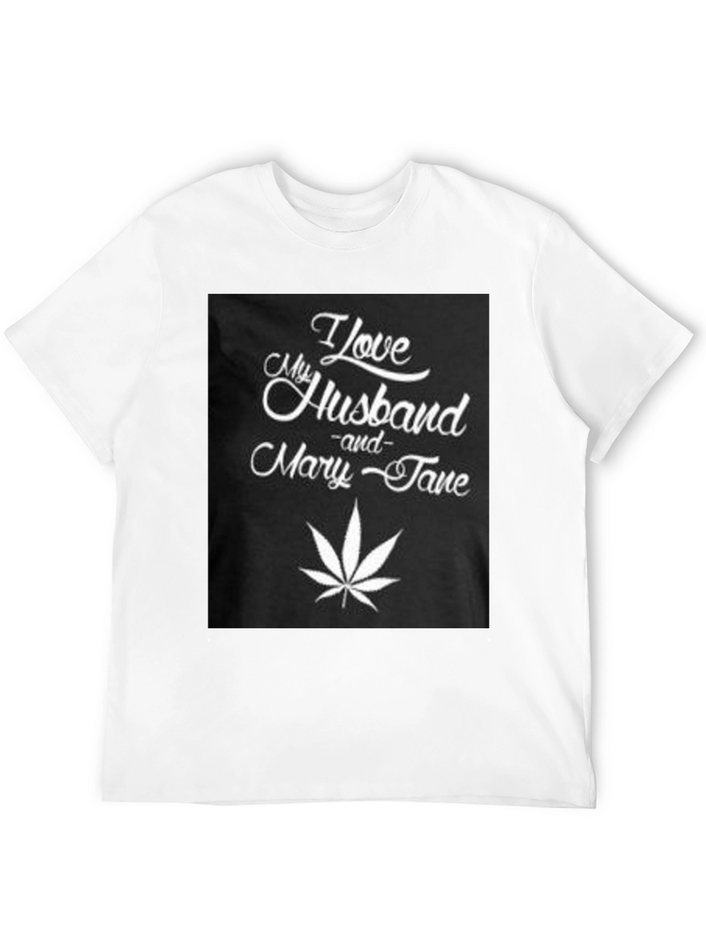 I Love My Husband & Mary Jane Graphic T-Shirt