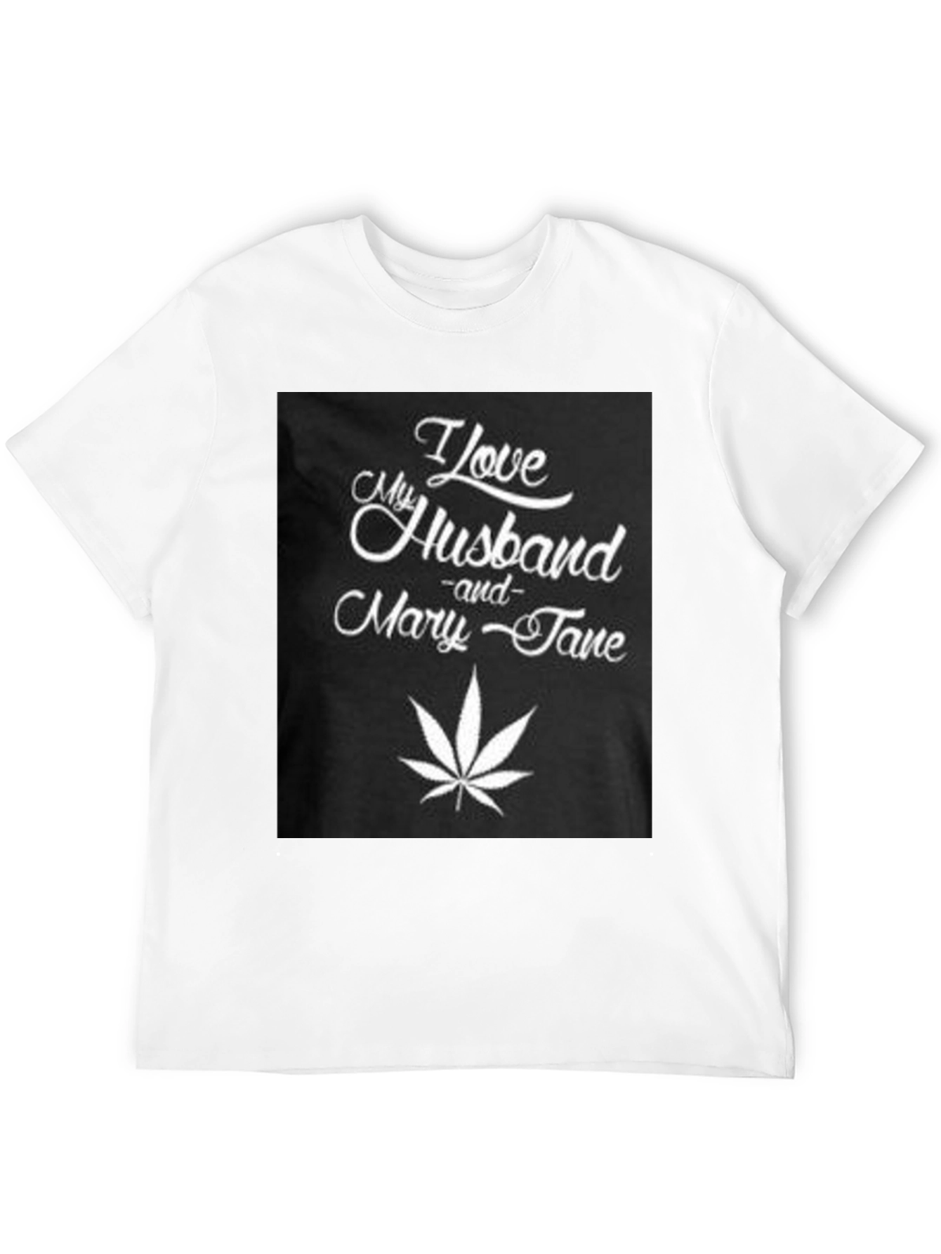 I Love My Husband & Mary Jane Graphic T-Shirt