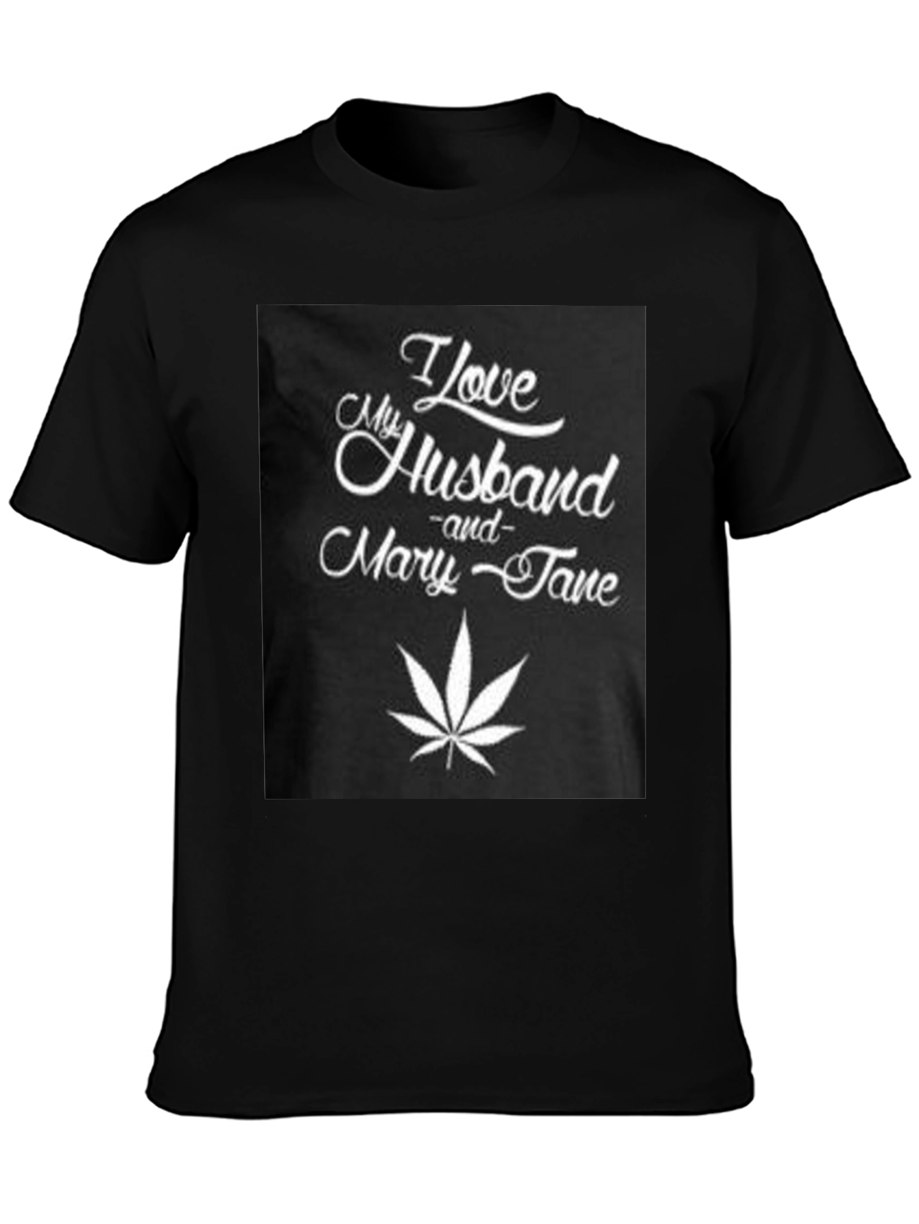 I Love My Husband & Mary Jane Graphic T-Shirt