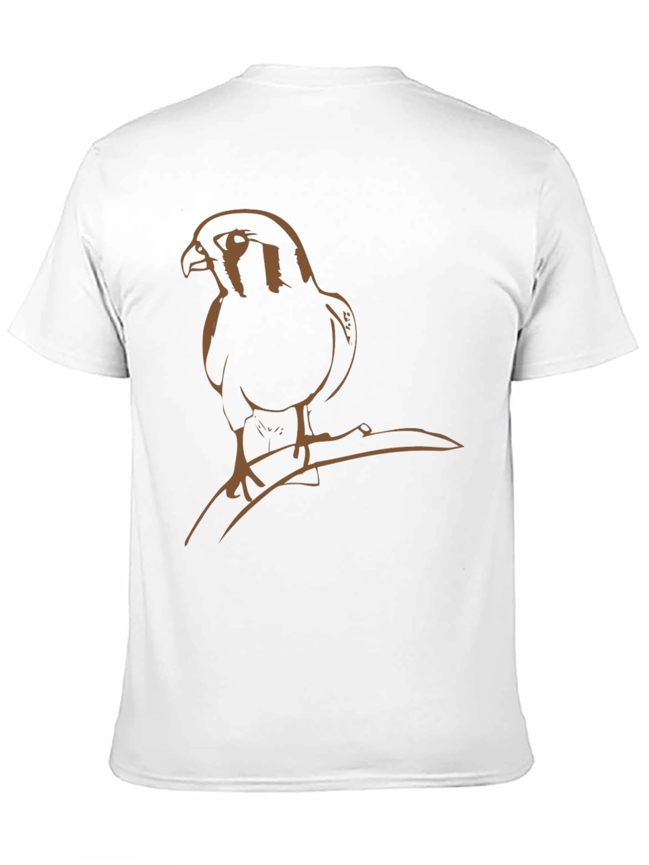 Hawk Graphic Tee - Stylish Bird Print T-Shirt