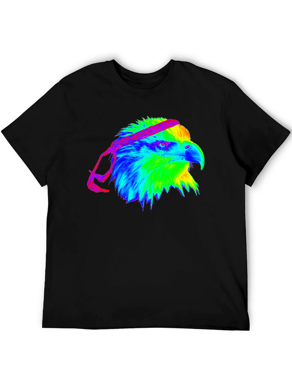 Eagle Head Graphic Tee - Black T-Shirt
