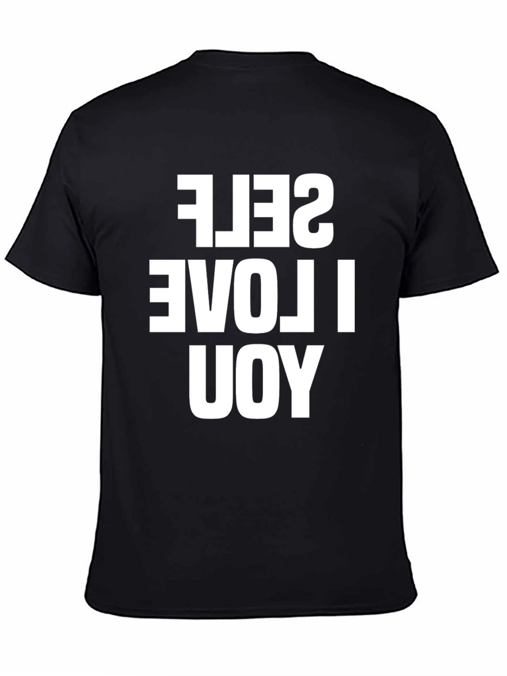 I Love Yourself Reversible Print T-Shirt