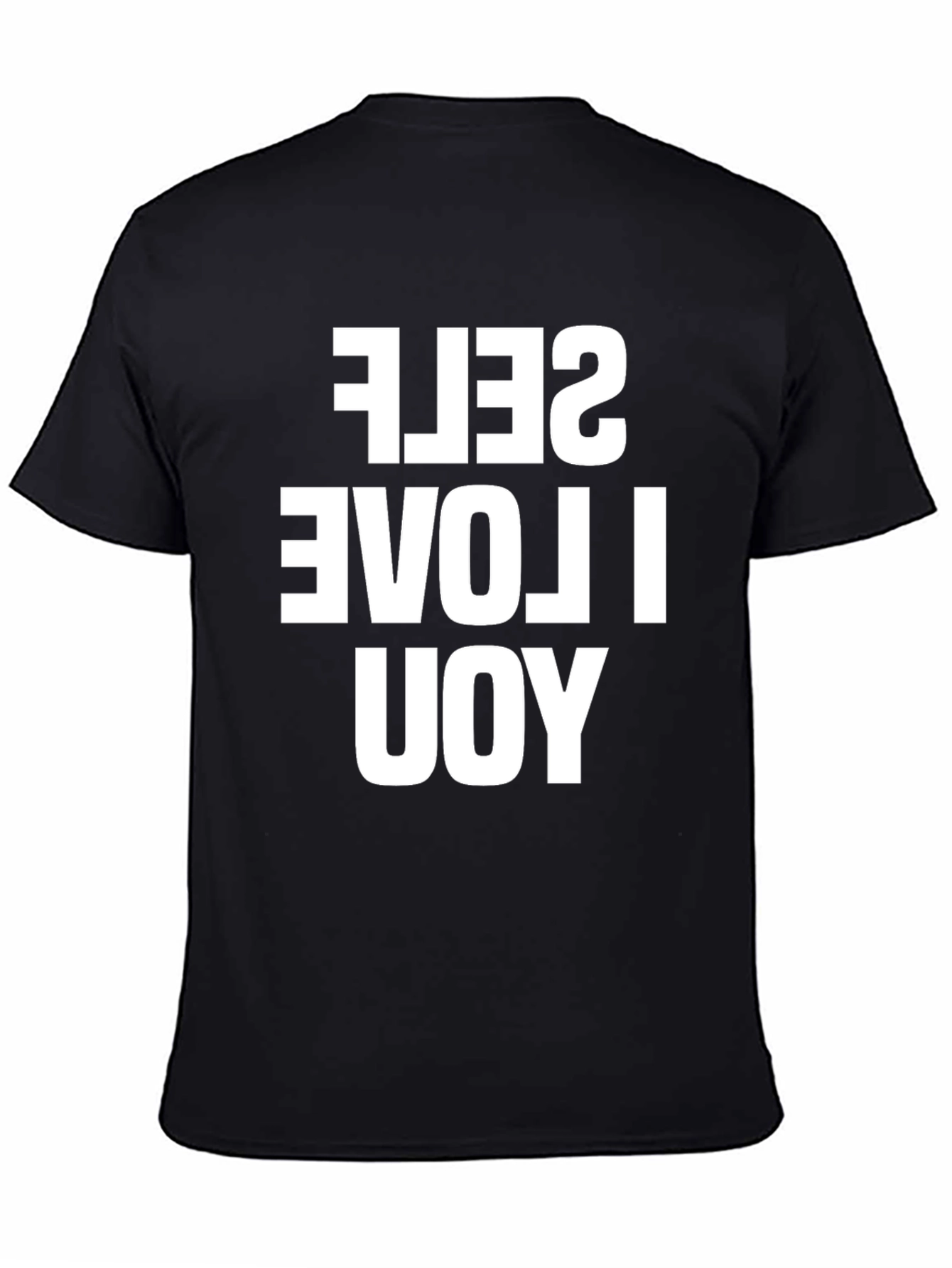 I Love Yourself Reversible Print T-Shirt