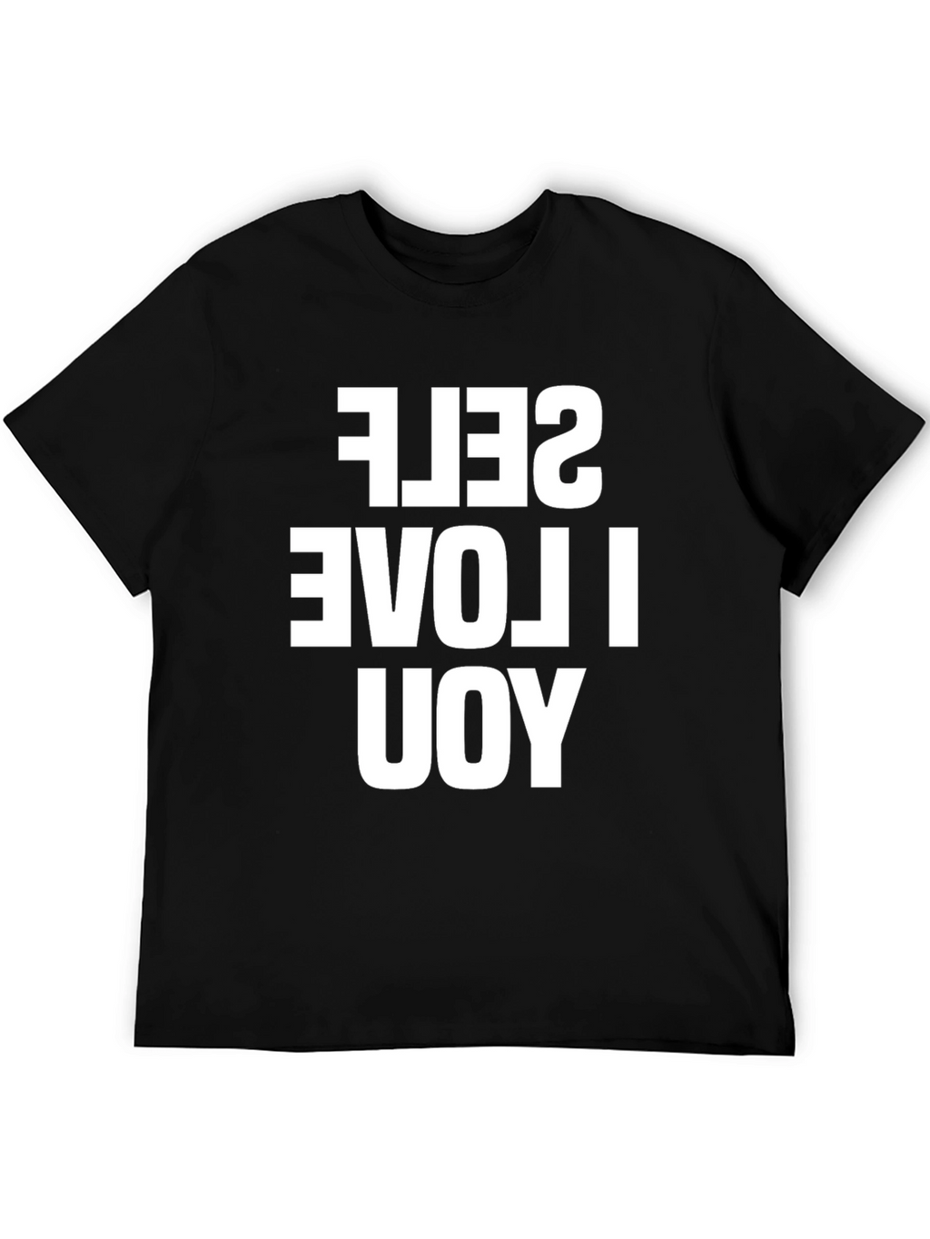 I Love Yourself Reversible Print T-Shirt