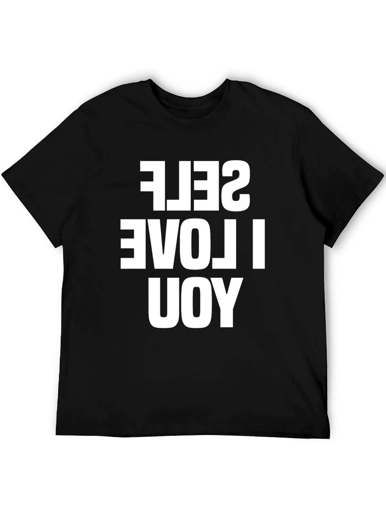 I Love Yourself Reversible Print T-Shirt