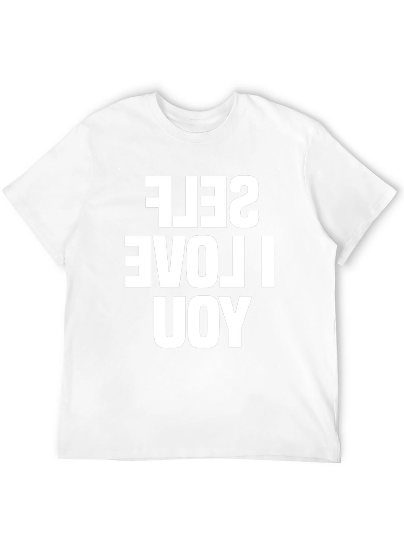 I Love Yourself Reversible Print T-Shirt
