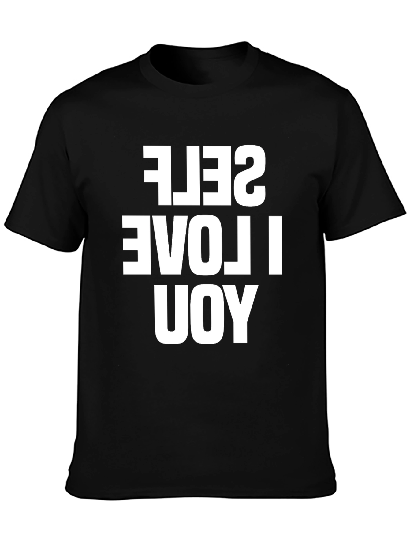 I Love Yourself Reversible Print T-Shirt