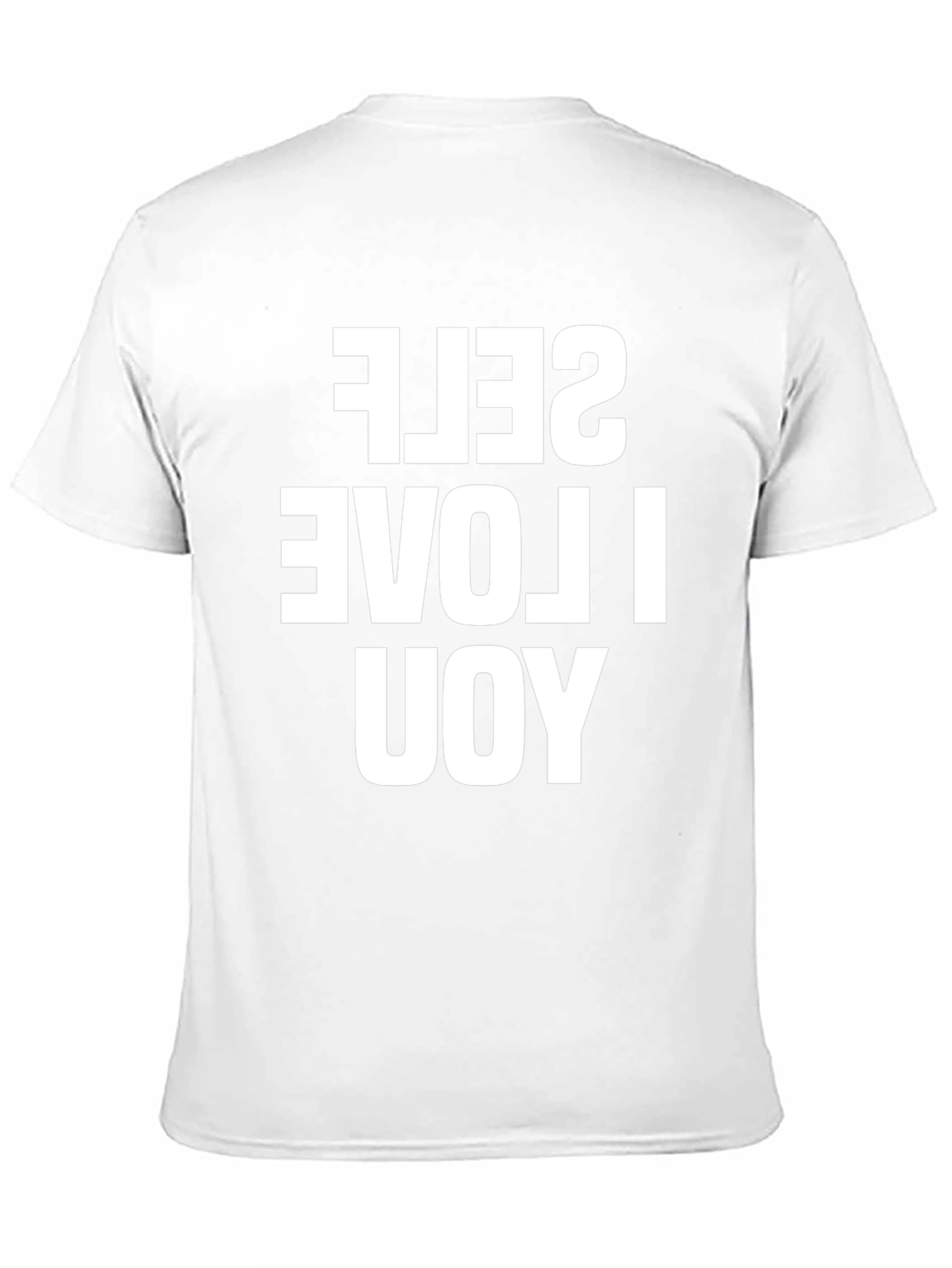 I Love Yourself Reversible Print T-Shirt