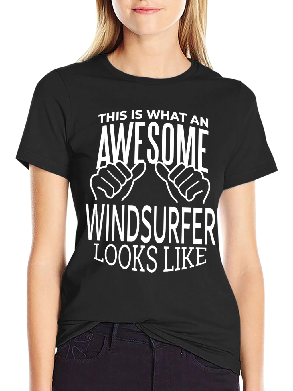 Awesome Windsurfer T-Shirt - Unique Design
