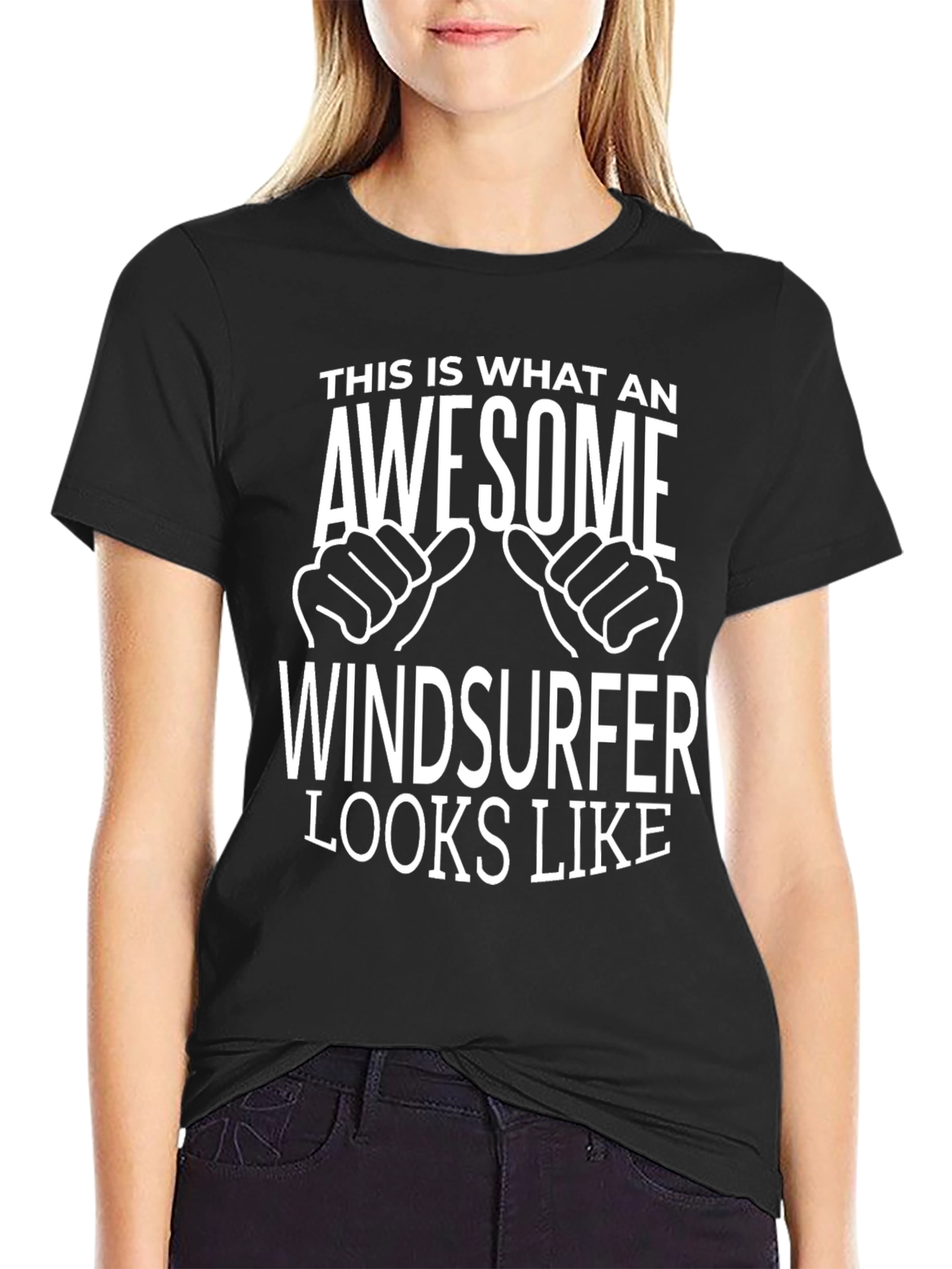 Awesome Windsurfer T-Shirt - Unique Design