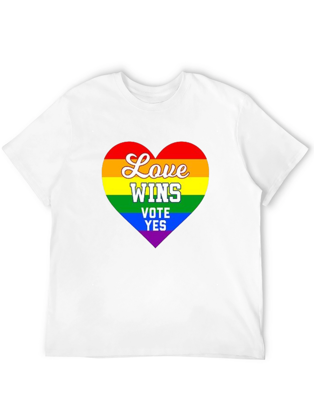 Love Wins Pride T-Shirt - Vote Yes