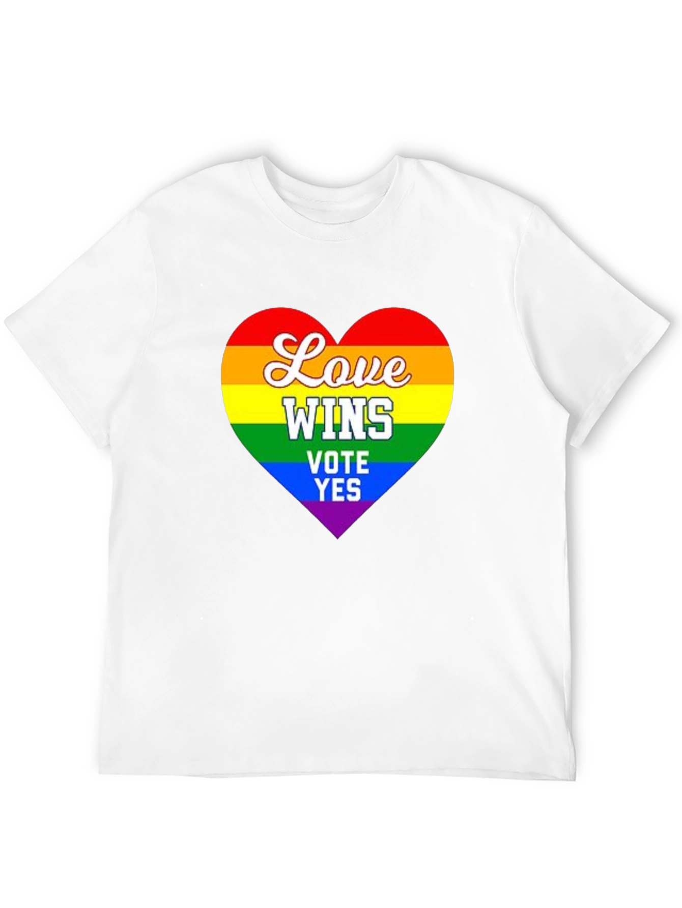Love Wins Pride T-Shirt - Vote Yes