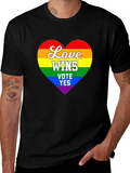Love Wins Pride T-Shirt - Vote Yes