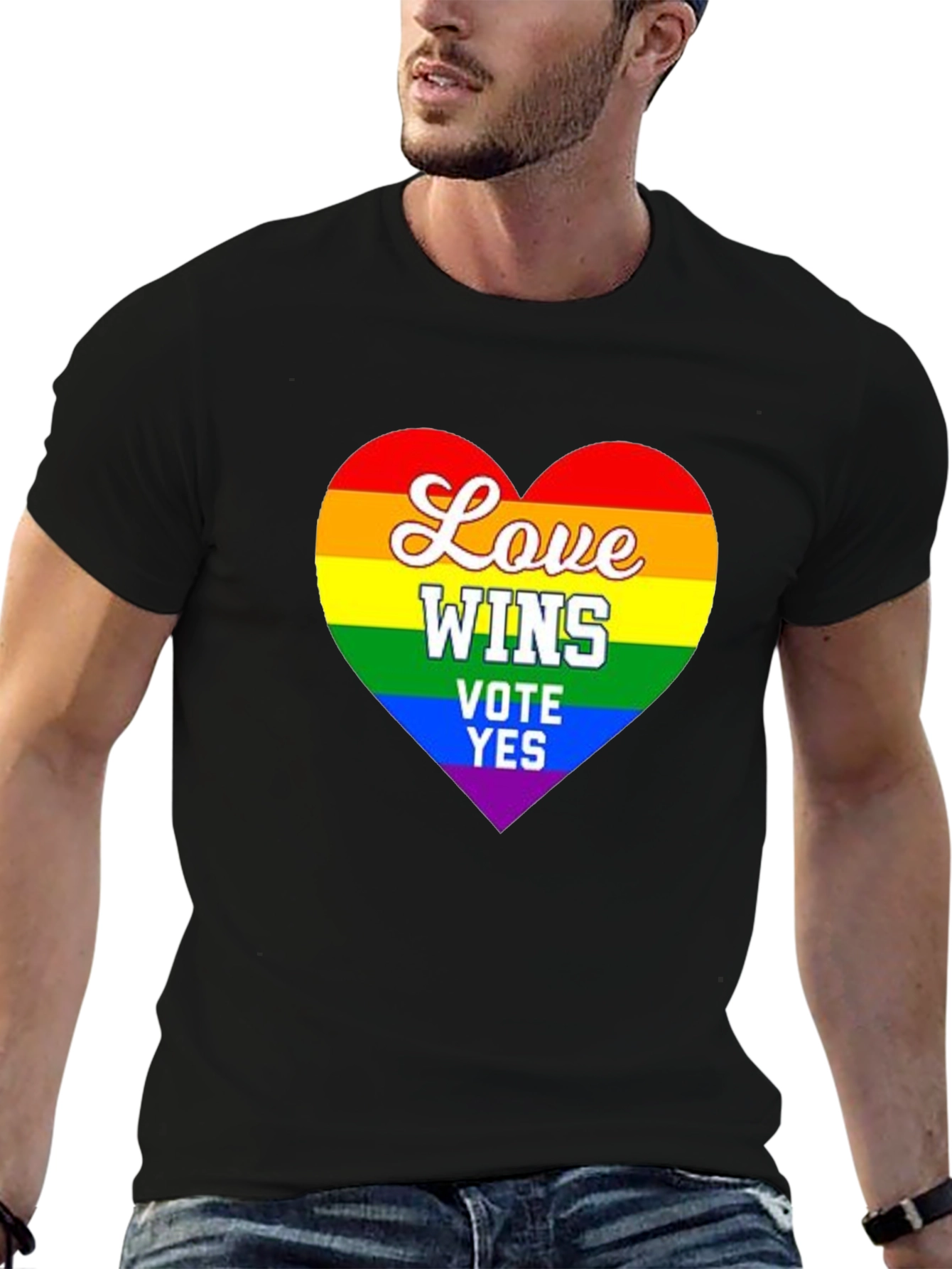 Love Wins Pride T-Shirt - Vote Yes