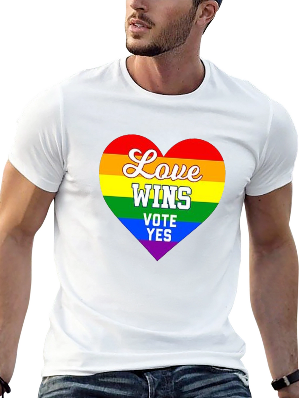 Love Wins Pride T-Shirt - Vote Yes