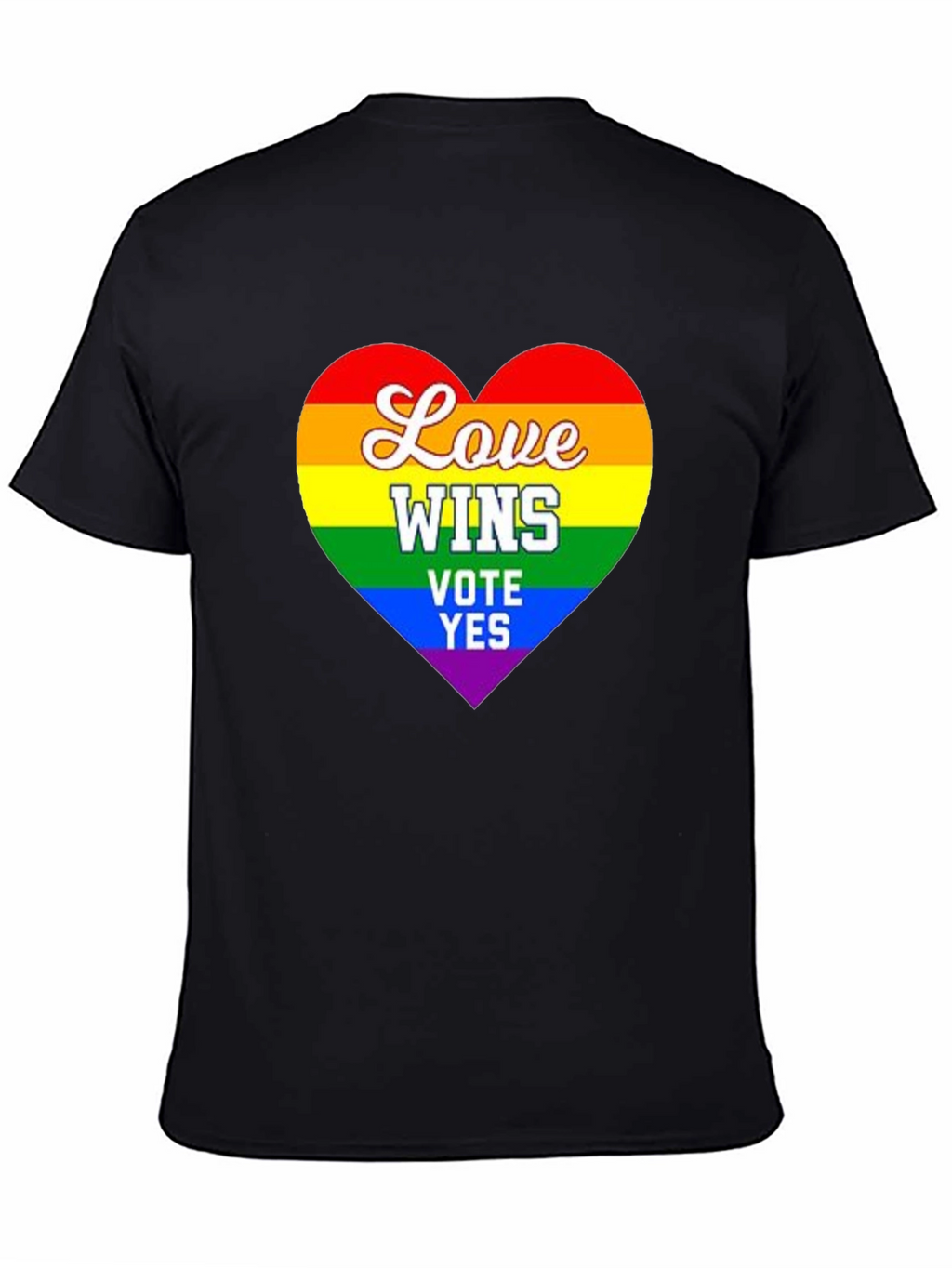 Love Wins Pride T-Shirt - Vote Yes