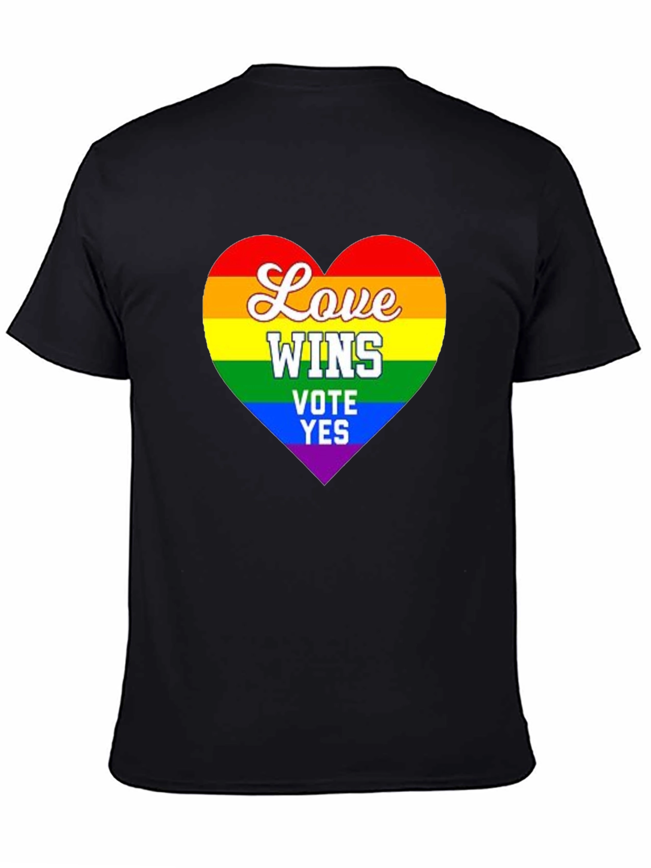 Love Wins Pride T-Shirt - Vote Yes