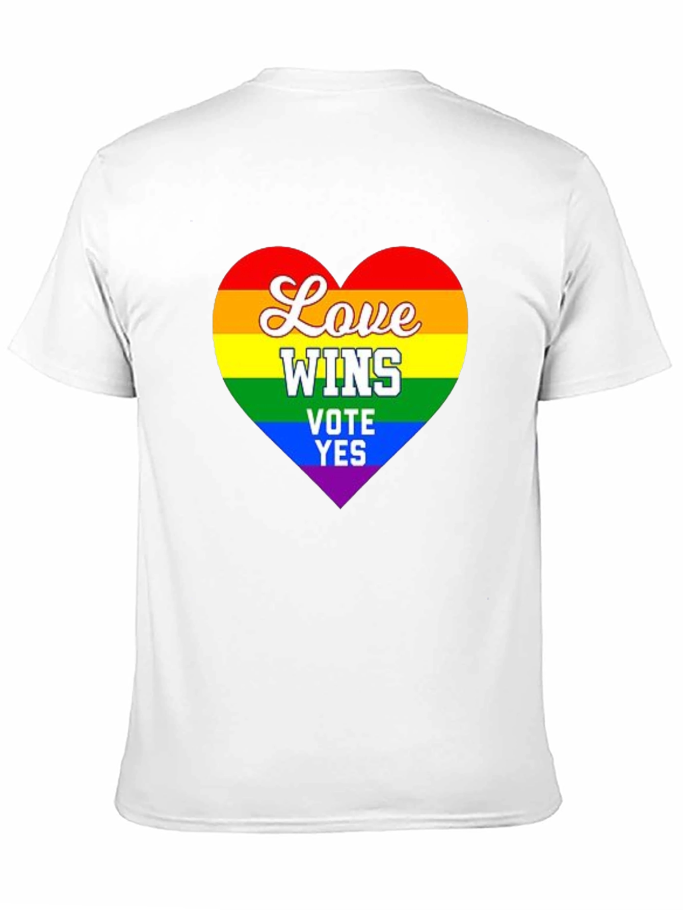 Love Wins Pride T-Shirt - Vote Yes