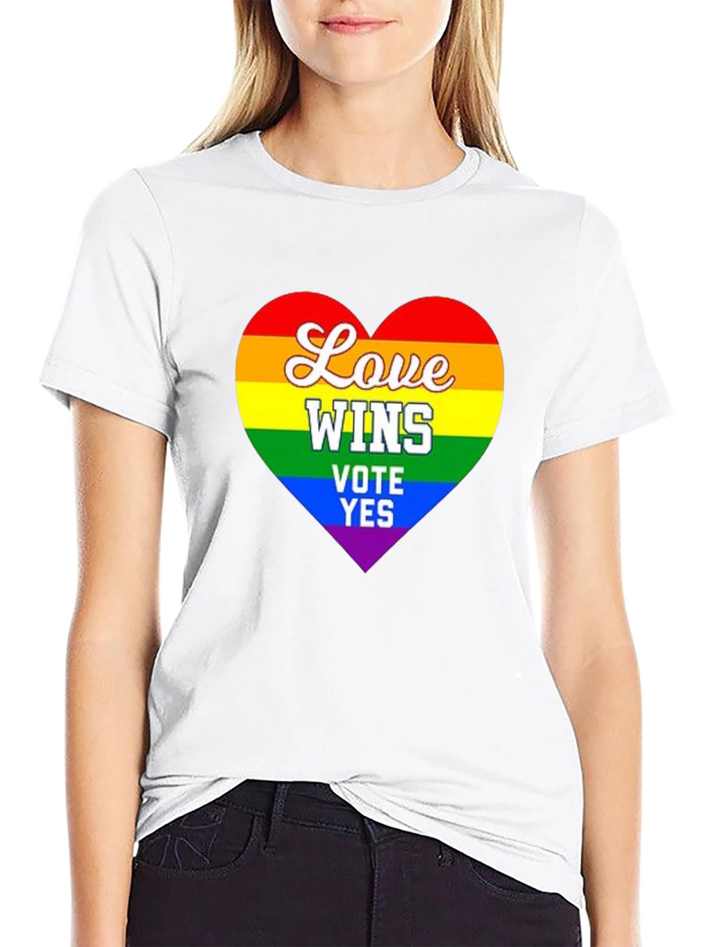 Love Wins Pride T-Shirt - Vote Yes