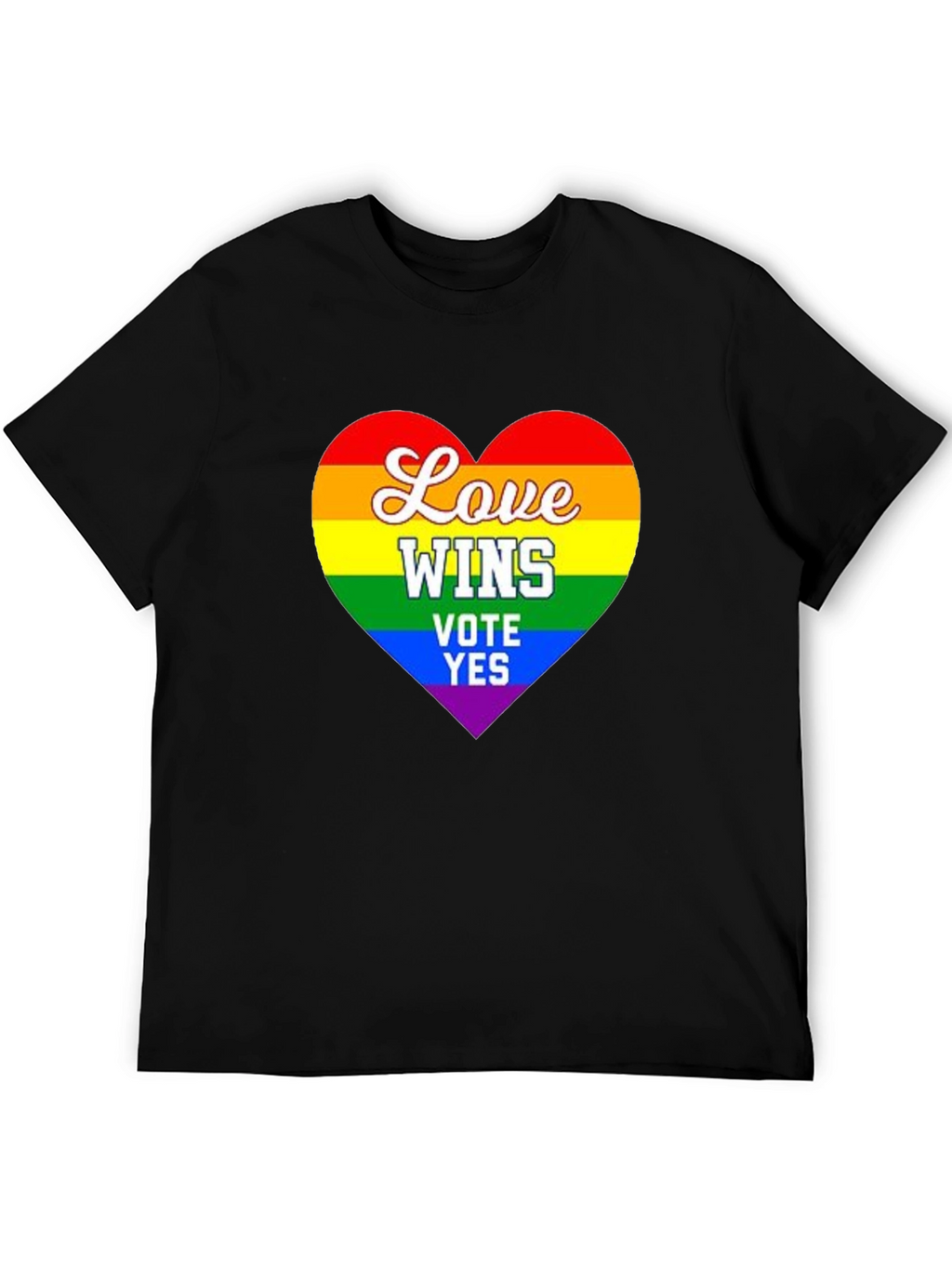 Love Wins Pride T-Shirt - Vote Yes
